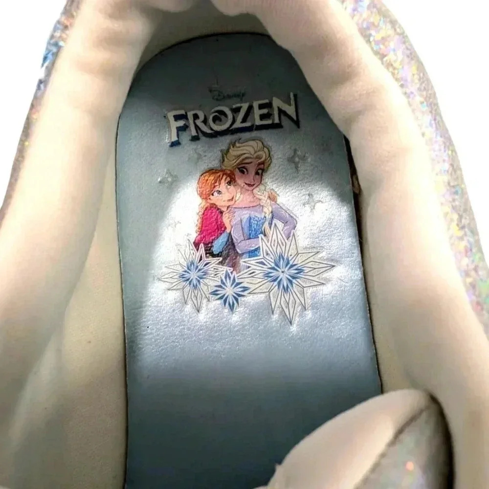 Frozen Iridescent Girls' Toddler Frozen Double Strap Casual 12.5 Regular - Picture 8 of 10